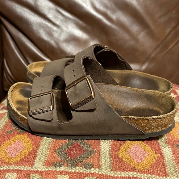 SOLD!! Sz 38 (7.5) ladies Birkenstock Arizona Sandals Mocha - Picture 2 of 13